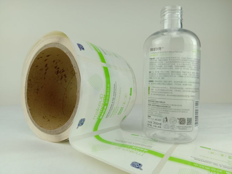 化妝品瓶貼不干膠