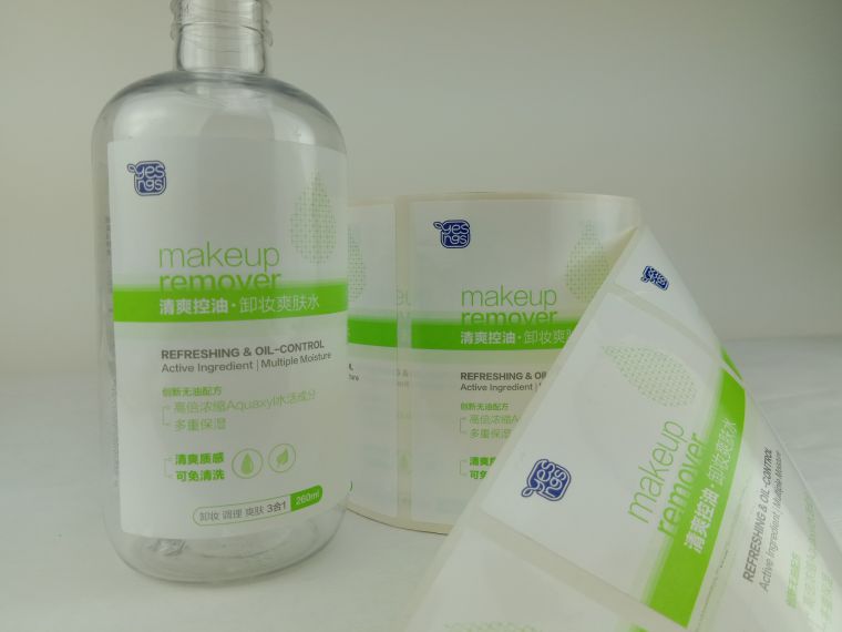 化妝品瓶貼不干膠